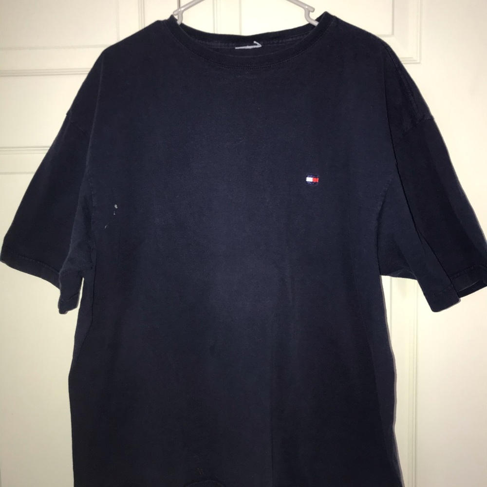 Vintage Tommy Hilfiger navy blue t shirt